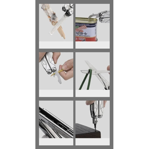 Мультитул Xiaomi Nextool Flagship Captain Silver (3266921/NE20214)