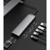 USB Хаб Xiaomi Miwu Type-C docking station HUB [7-in-1] PD100W+USB3.0*3+HDMI+TF+SD (MWCMA01/3133822)