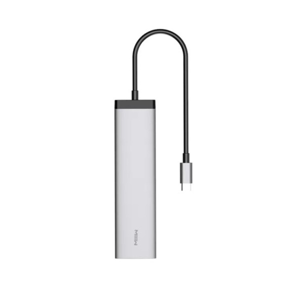 USB Хаб Xiaomi Miwu Type-C docking station HUB [7-in-1] PD100W+USB3.0*3+HDMI+TF+SD (MWCMA01/3133822)