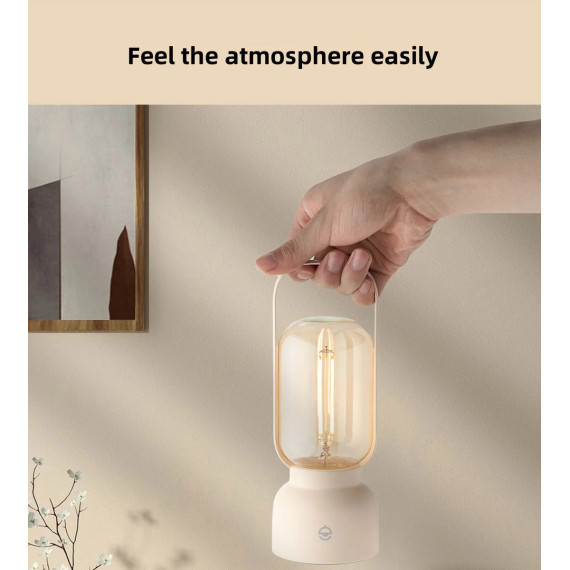 Настольный Светильник Xiaomi Luzense Nordic Wireless Portable Camping Night Light (6972794040057)