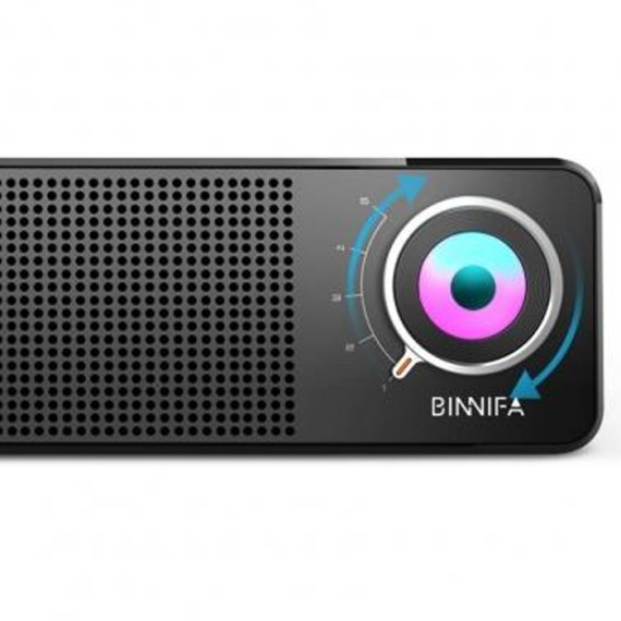 Саундбар Xiaomi BINNIFA Desktop Computer Bluetooth Speaker Light Black (Play 1D/3209081)