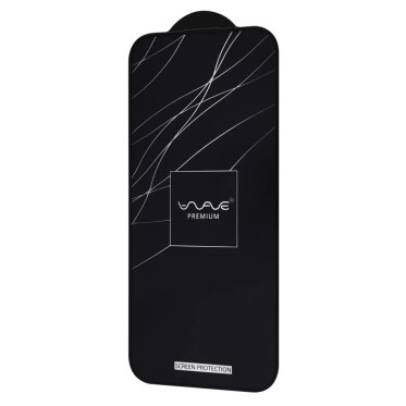 Захисне скло WAVE Premium iPhone 15 Plus (black)