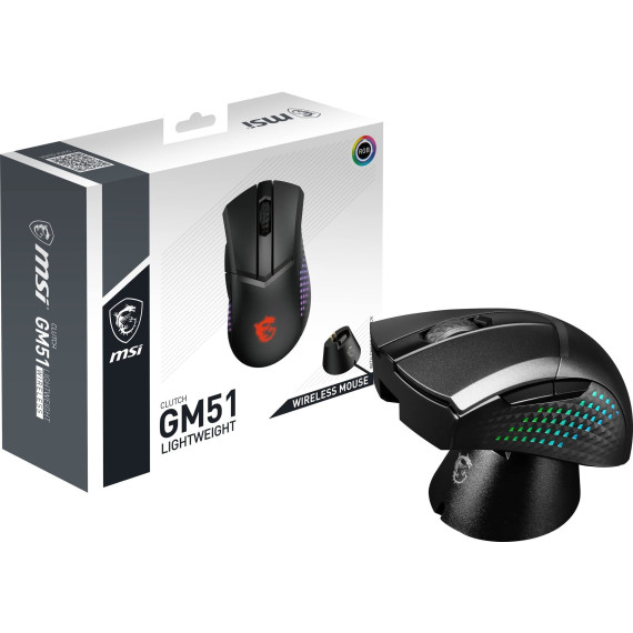 Мышь MSI Clutch GM51 Lightweight Wireless (S12-4300080-C54)