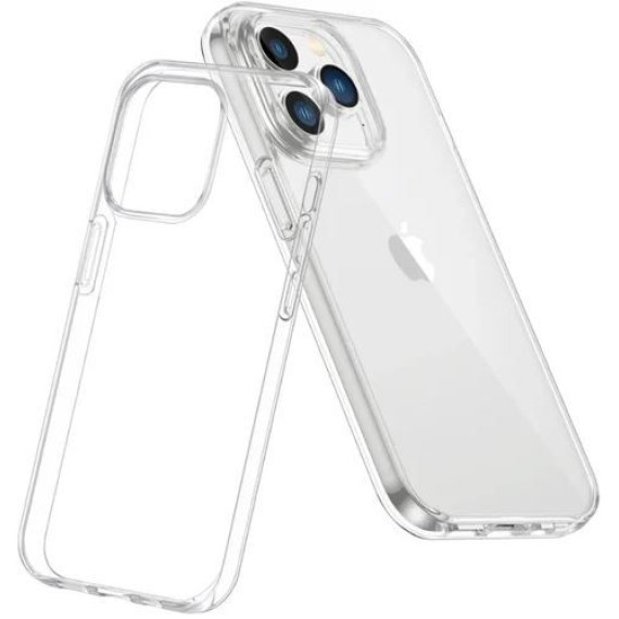 Mutural Qintou series TPU Case for iPhone 15 Pro Max Transparent