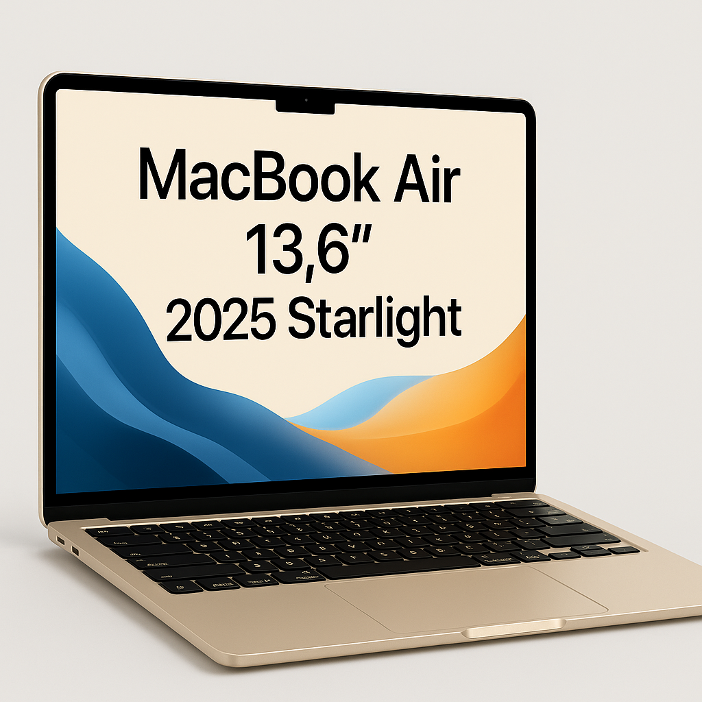 Apple MacBook Air 13,6" 2025 Starlight (MC6A4) — ваш идеальный помощник каждый день