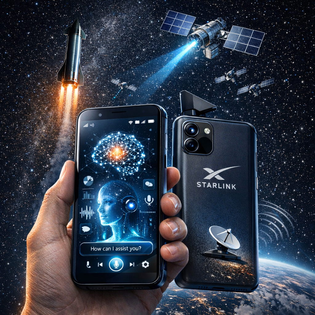 SpaceX рассматривает выпуск собственного смартфона Starlink с акцентом на AI и спутниковую связь