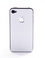 Пленка защитная EGGO iPhone 4/4S Crystalcover white BackSide (белая, перламутровая)