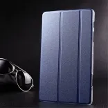 Чехол EGGO Tri-fold Sand-like Smart для Samsung Galaxy Tab S 8.4 T700/T705 (Синий/Blue)
