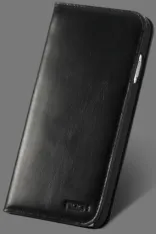 Кожаный чехол (книжка) ROCK Elite Series для Apple iPhone 6/6S (4.7") (Черный / Black)