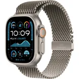 Apple Watch Ultra 2 GPS + Cellular 49mm Natural Titanium Case w. N. Titanium Milanese Loop - S (MX4M3)