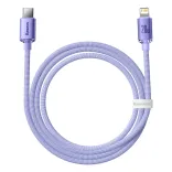 Кабель Lightning Baseus Crystal Shine Series Fast Charging Data Cable USB to Lightning 1.2m Purple (CAJY000005)
