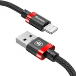 Кабель Baseus Golden Belt Series USB Cable For IP 1M Black + red (CALGB-19)