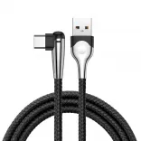 Кабель Baseus MVP Mobile game Cable USB For Type-C 3A 1M Black (CATMVP-D01)
