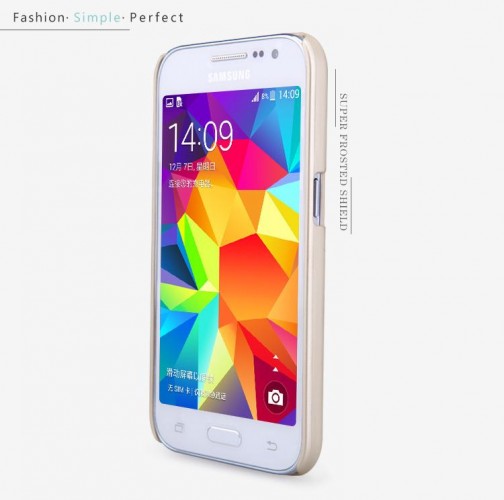 Чехол Nillkin Matte для Samsung G360H Galaxy Core Prime Duos (+ пленка) (Золотой) - ITMag