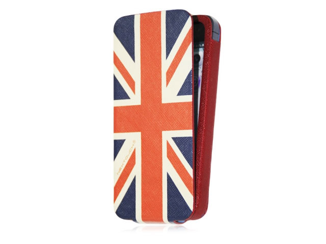 Чехол Nextouch Flag UK для iPhone 5/5S (кожа) - ITMag