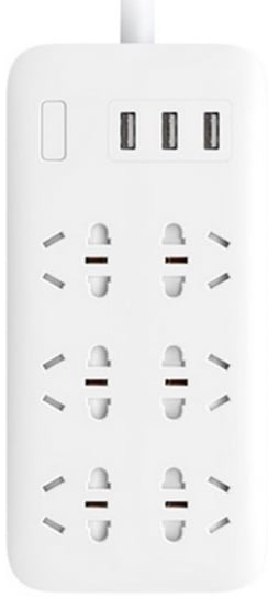 

Xiaomi Power Strip Quick Charger 2.0 (6 + 3 USB-port) White (Р29350)