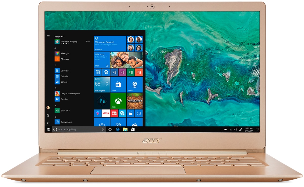 Купить Ноутбук Acer Swift 5 SF514-52T-57ZY Gold (NX.GU4EU.011) - ITMag