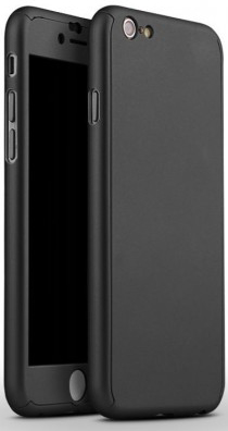 Чехол iPaky 360 градусов для Apple iPhone 6/6s (4.7") (+ стекло на экран) (Черный) - ITMag