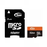 TEAM 32 GB microSDHC UHS-I + SD Adapter TUSDH32GUHS03