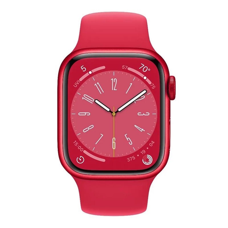 Apple Watch Series 8 GPS 41mm PRODUCT RED Aluminum Case w. PRODUCT RED S. Band - M/L (MNUH3) - ITMag