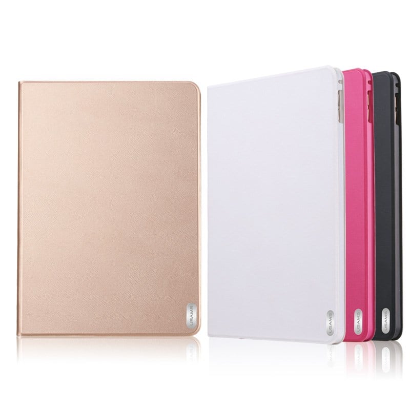 Чехол USAMS Geek Series for iPad Air 2 Magnetic Stand Smart Leather Cover - White - ITMag