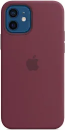 Apple iPhone 12/12 Pro Silicone Case with MagSafe - Plum (MHL23) Copy