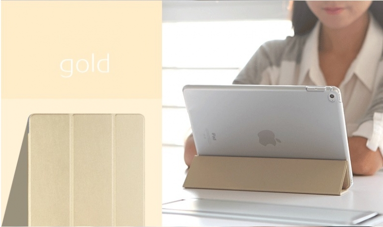 Чехол (книжка) Rock Touch series для Apple iPad Air 2 (Золотой / Gold) - ITMag
