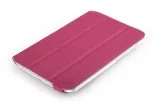 Кожаный чехол ROCK Flexible series для Samsung Galaxy Tab 3 8.0 T3100/T3110 (Розовый / Rose red)