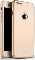 Чехол 3in1 iPaky 360 PC Whole Round для iPhone 6 / 6s (Gold | With Back Hole+ стекло)