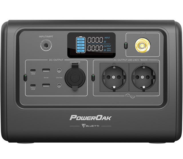 

BLUETTI PowerOak EB70 Portable Power Station 1000W 716Wh (PB930692)