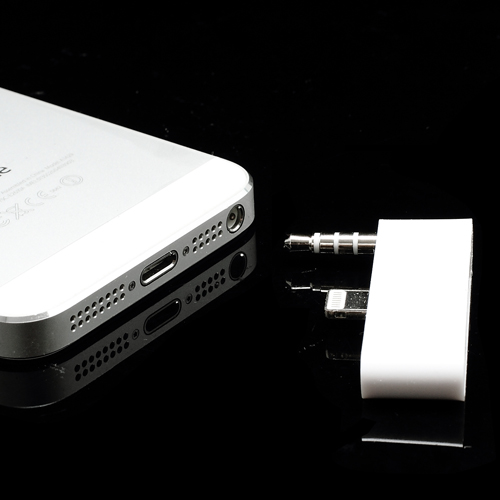 Переходник Lightning to 30-pin Adapter with 3.5mm audio for iPhone 5/5S white - ITMag
