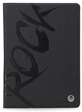 Кожаный чехол (книжка) ROCK Impres Series для Apple IPAD AIR (Черный / Black) - ITMag