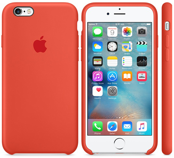 Apple iPhone 6s Plus Silicone Case - Orange MKXQ2 - ITMag