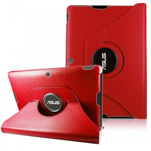 Кожаный чехол-книжка TTX (360 градусов) для Asus MeMO Pad FHD ME302C (Красный) - ITMag