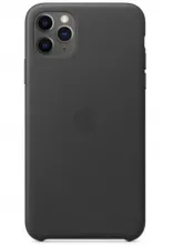 Apple iPhone 11 Pro Max Leather Case - Black (MX0E2) Copy