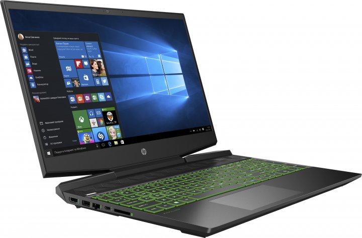 Купить Ноутбук HP Pavilion Gaming 15-dk2029ua Shadow Black/Green Chrome (4F928EA) - ITMag