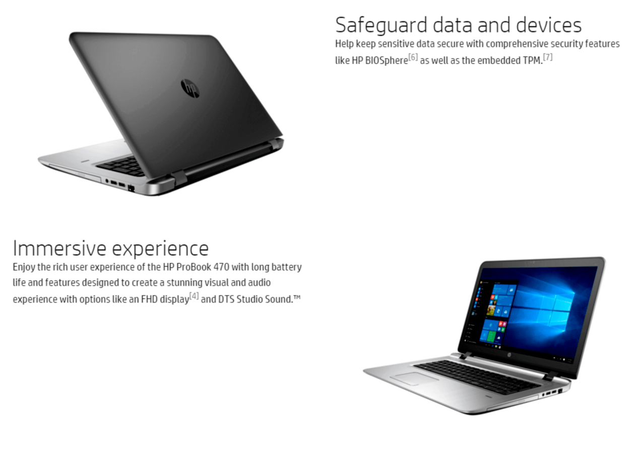 Купить Ноутбук HP ProBook 470 G3 (W4P75EA) - ITMag