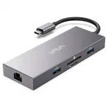 VAVA USB C Hub, 8-in-1 Adapter with Gigabit Ethernet Port, 100W PD Charging Port (VA-UC008)