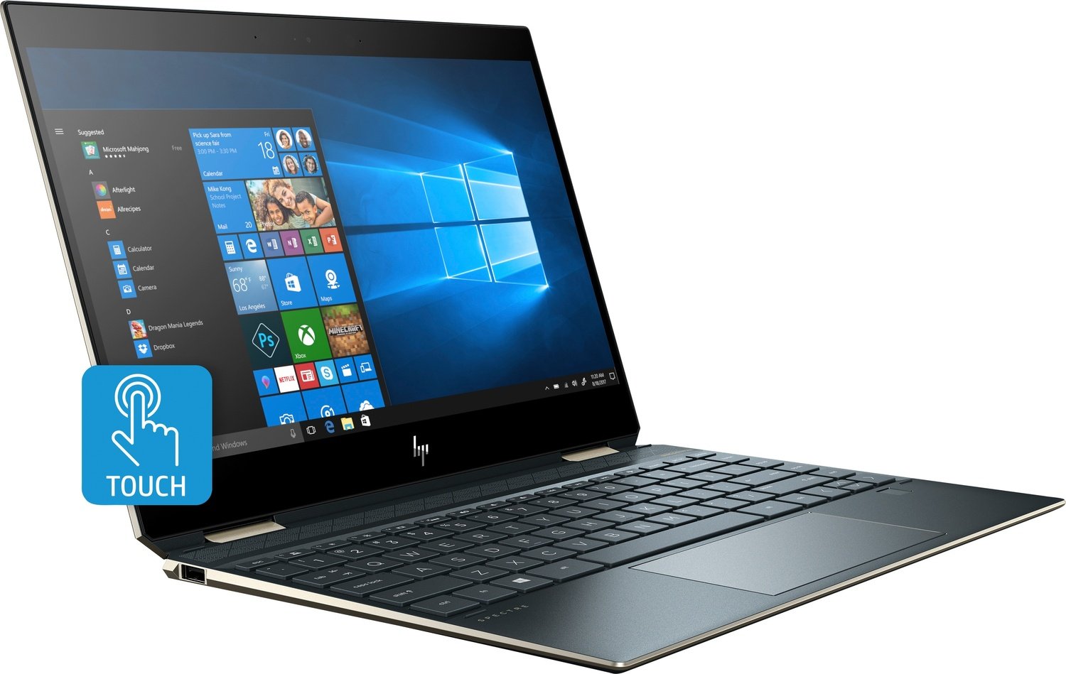 Купить Ноутбук HP Spectre x360 13-ap0007ur Blue (5MN72EA) - ITMag