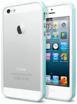 Бампер SGP Neo Hybrid EX Slim Snow Series для Apple iPhone 5/5S (+ пленка) (Бирюзовый / Mint)