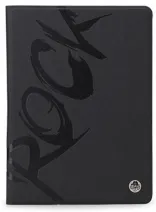 Кожаный чехол (книжка) ROCK Impres Series для Apple IPAD AIR (Черный / Black)