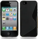 TPU Duotone Apple iPhone 5/5S/SE Черный (матово/прозрачный)