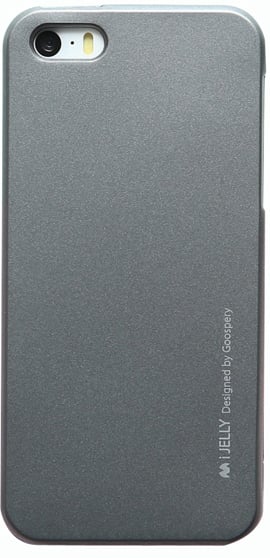 TPU чехол Mercury iJelly Metal series для Apple iPhone 5/5S/SE (Серый) - ITMag