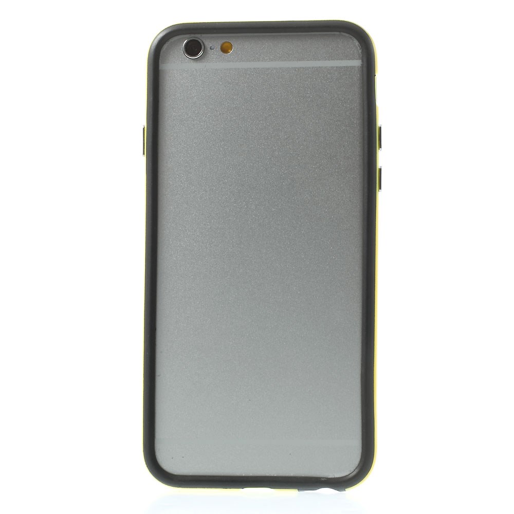 TPU бампер EGGO для iPhone 6/6S - Black / Yellow - ITMag