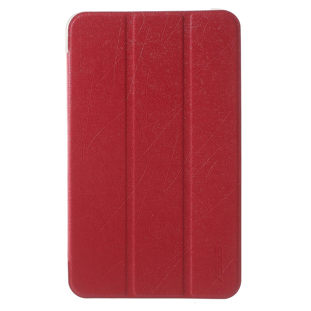 Чехол EGGO Silk Texture Leather Case для Asus Memo Pad 7 ME176 with Tri-fold Stand (Красный/Red) - ITMag