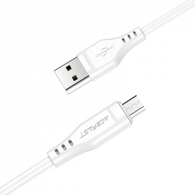 Кабель Acefast C3-09 Micro USB 2.4A (1.2m) (white) - ITMag