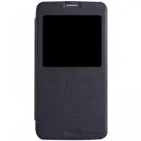 Кожаный чехол (книжка) Nillkin Sparkle Series для Samsung G900 Galaxy S5 (Черный)