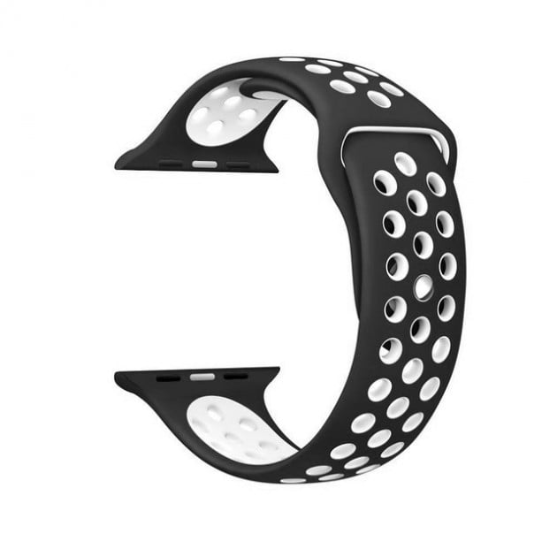 Ремешок Apple Watch Sport Nike+ 42 mm/44 mm (black/white) - ITMag