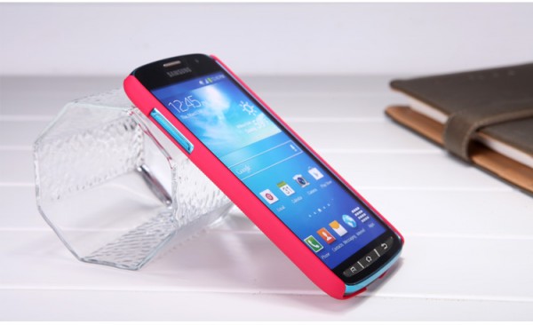 Чехол Nillkin Matte для Samsung i9295 Galaxy S4 Active  (+ пленка) (Красный) - ITMag