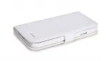 Кожаный чехол Nuoku (книжка) для Samsung i9500 Galaxy S4 (+ пленка) (Белый)